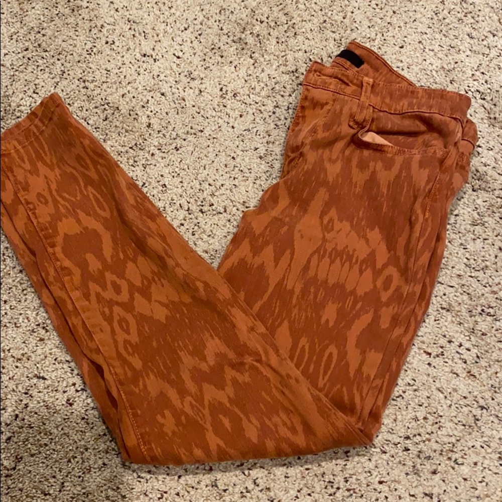 Orange jeans